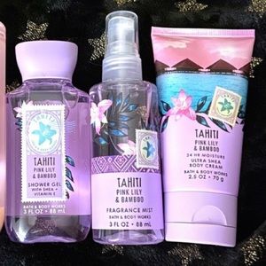 Bath & body works Tahiti travel set
